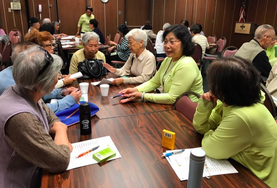 participants discussing