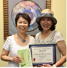 CACCC presenting award to essay contest winner